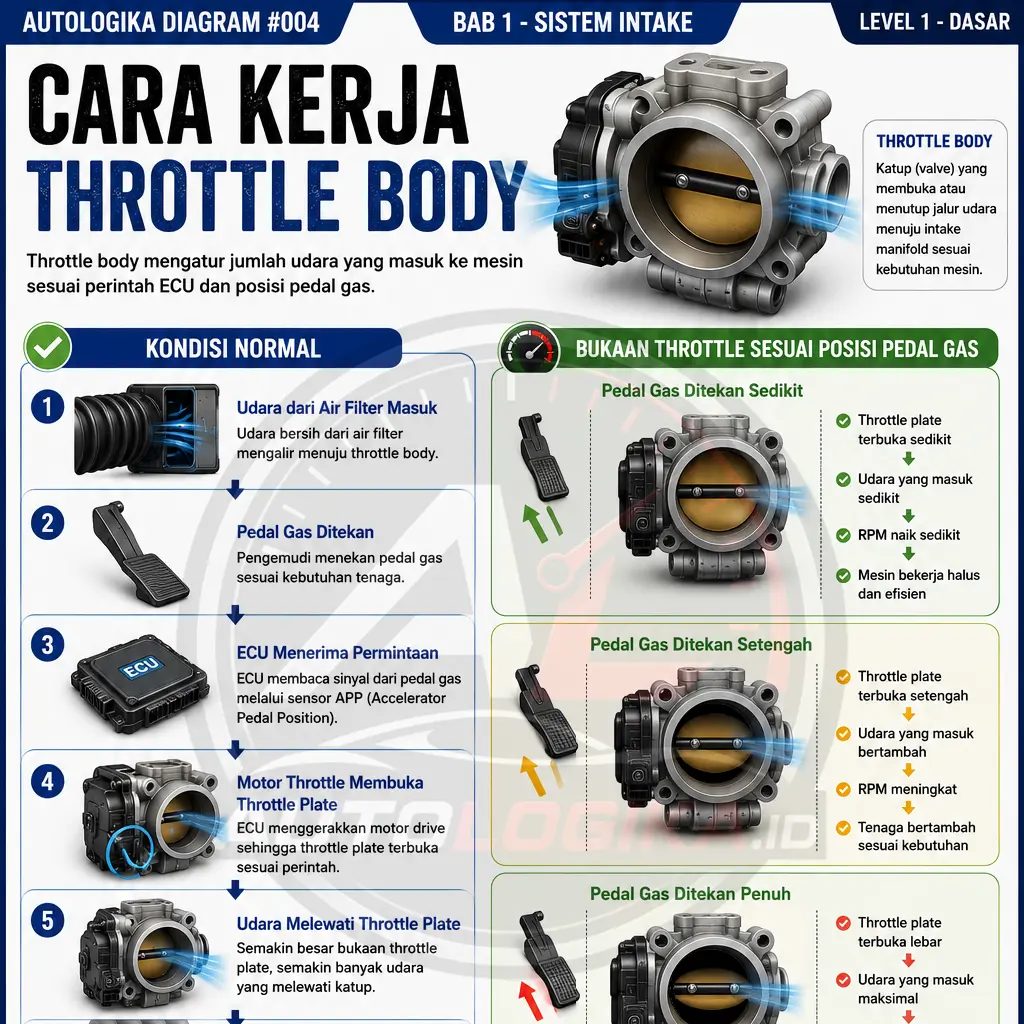 Cara Kerja Throttle Body