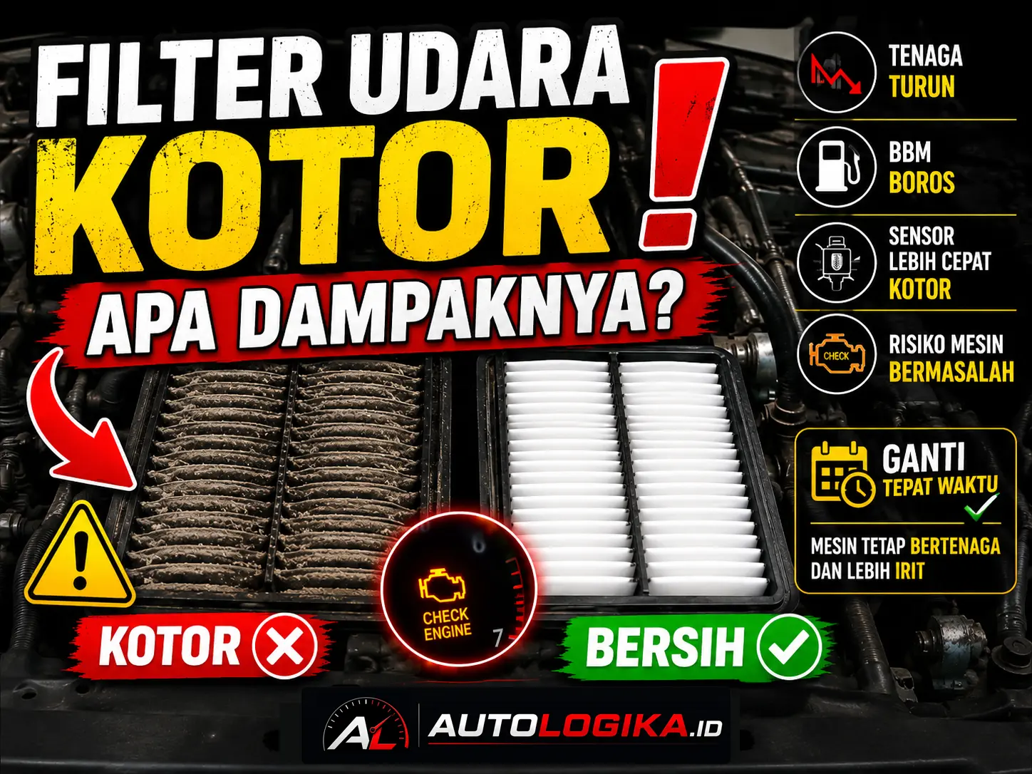 Dampak Filter Udara Kotor